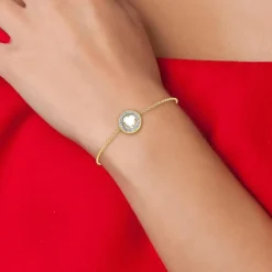 So Charm Bijoux Bracelet Femme So Charm - B2125-BLANC - Bracelet Mode Doré | Femme Bracelet