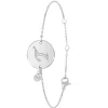 So Charm Bijoux Bracelet Femme So Charm - BD2281-ARGENT-T-DIAMANT - Bracelet Initial Argenté | Femme Bracelet