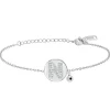So Charm Bijoux Bracelet Femme So Charm - BD2693-ARGENT-N-DIAMANT - Bracelet Argenté Lettre | Femme Bracelet