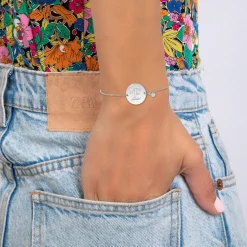 So Charm Bijoux Bracelet Femme So Charm - BD2281-ARGENT-E-DIAMANT - Bracelet Initial Argenté | Femme Bracelet