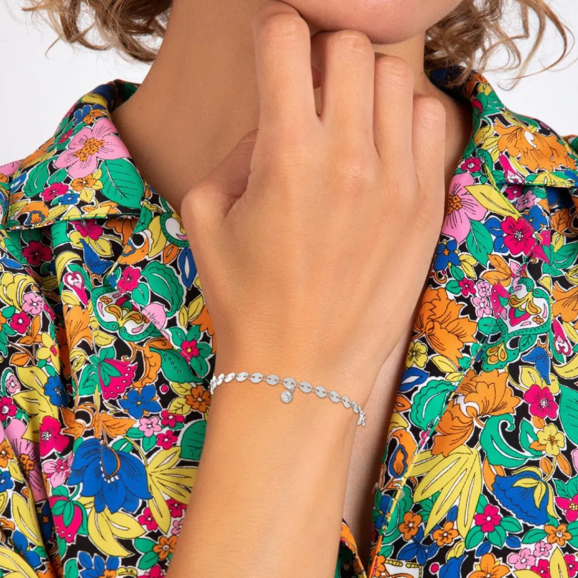 So Charm Bijoux Bracelet Femme So Charm - BD2393-ARGENT-DIAMANT - Bracelet Mode Argenté | Femme Bracelet