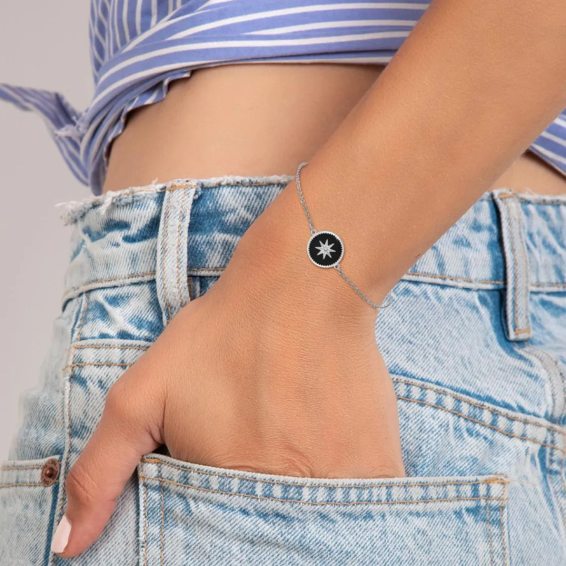 So Charm Bijoux Bracelet Femme So Charm - BD2736-ARGENT-DIAMANT - Bracelet Mode Argenté | Femme Bracelet
