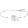 So Charm Bijoux Bracelet Femme So Charm - BD2693-ARGENT-T-DIAMANT - Bracelet Argenté Lettre | Femme Bracelet