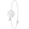 So Charm Bijoux Bracelet Femme So Charm - BD2281-ARGENT-J-DIAMANT - Bracelet Initial Argenté | Femme Bracelet