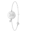 So Charm Bijoux Bracelet Femme So Charm - BD2281-ARGENT-A-DIAMANT - Bracelet Initial Argenté | Femme Bracelet