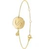 So Charm Bijoux Bracelet Femme So Charm - BD2281-DORE-S-DIAMANT - Bracelet Initial Doré | Femme Bracelet