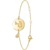 So Charm Bijoux Bracelet Femme So Charm - BD2281-DORE-P-DIAMANT - Bracelet Initial Doré | Femme Bracelet