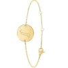 So Charm Bijoux Bracelet Femme So Charm - BD2281-DORE-J-DIAMANT - Bracelet Initial Doré | Femme Bracelet