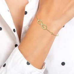 So Charm Bijoux Bracelet Femme So Charm - BD3023-DORE - Bracelet Infini Doré | Femme Bracelet