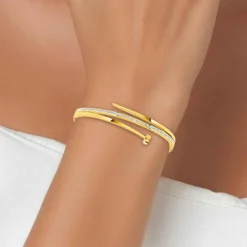So Charm Bijoux Bracelet Femme So Charm - B2130-DORE Acier Doré | Femme Bracelet