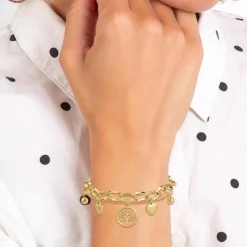 So Charm Bijoux Bracelet Femme So Charm - B3225-DORE - Bracelet Mode Doré | Femme Bracelet