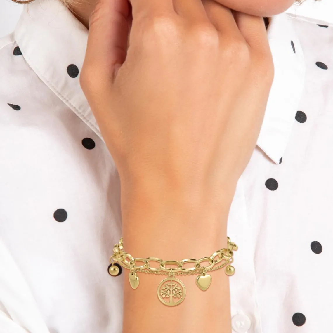 So Charm Bijoux Bracelet Femme So Charm - B3225-DORE - Bracelet Mode Doré | Femme Bracelet