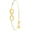 So Charm Bijoux Bracelet Femme So Charm - B3023-DORE - Bracelet Infini Doré | Femme Bracelet