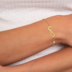 So Charm Bijoux Bracelet Femme So Charm - B3023-DORE - Bracelet Infini Doré | Femme Bracelet