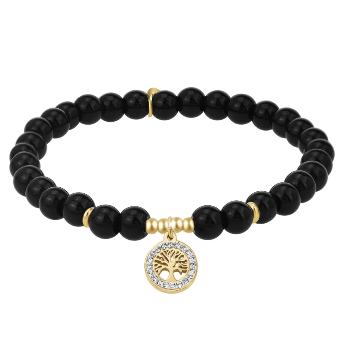 So Charm Bijoux Bracelet Femme So Charm - B4180-NOIR-DORE - Bracelet Arbre De Vie | Femme Bracelet