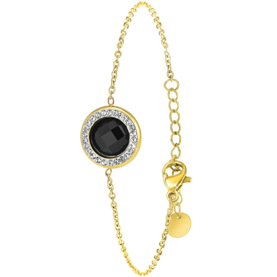 So Charm Bijoux Bracelet Femme So Charm - B2125-NOIR - Bracelet Mode Doré | Femme Bracelet