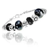So Charm Bijoux Bracelet Femme So Charm - B1144-NOIR - Bracelet Perle Noir | Femme Bracelet