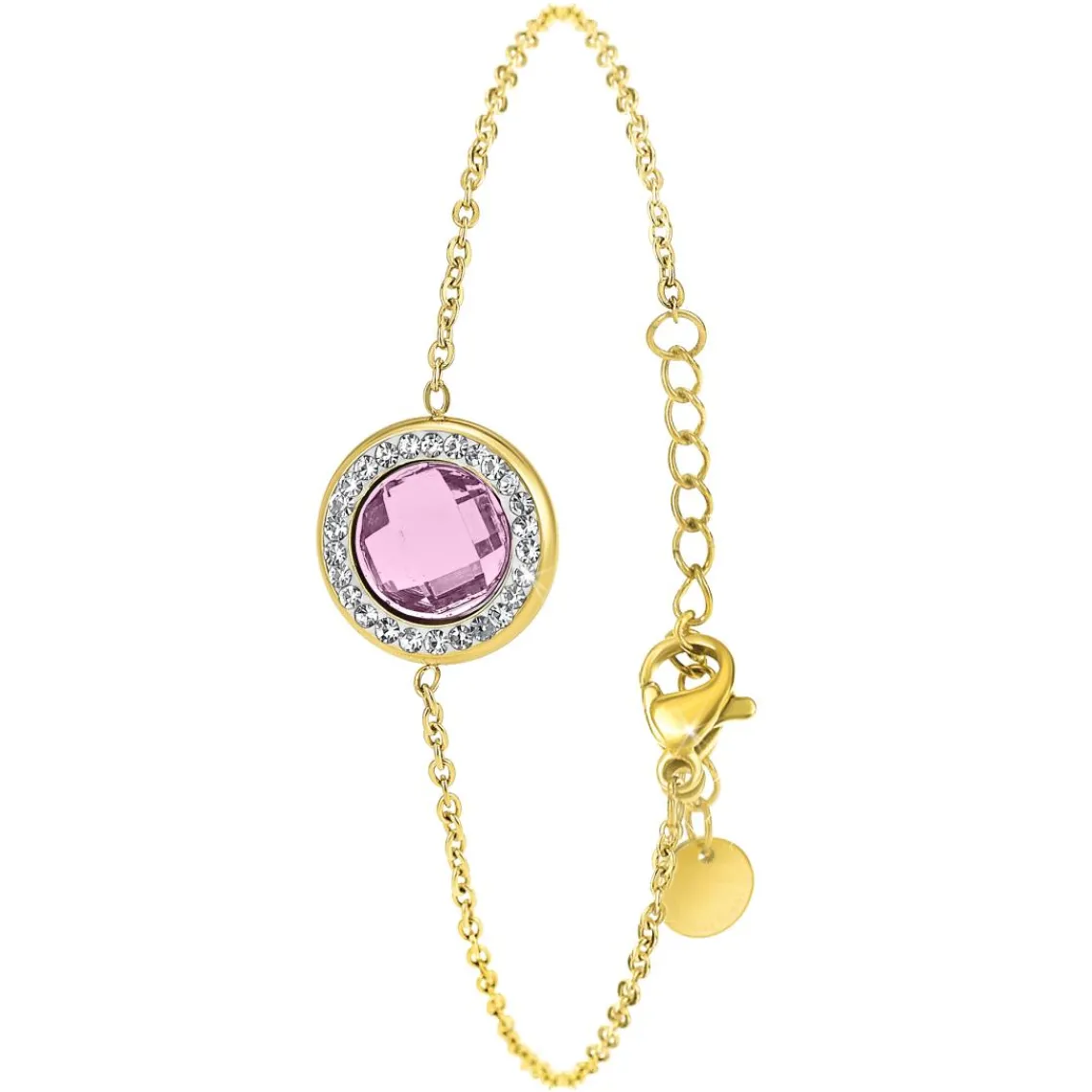 So Charm Bijoux Bracelet Femme So Charm - B2125-ROSE - Bracelet Mode Doré | Femme Bracelet