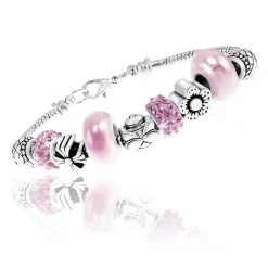 So Charm Bijoux Bracelet Femme So Charm - B1144-ROSE - Bracelet Perle Rose | Femme Bracelet