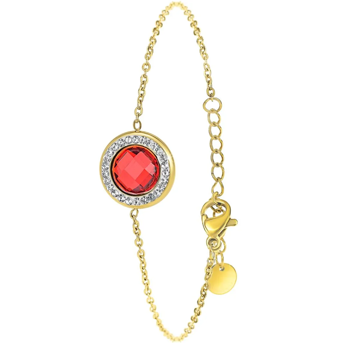 So Charm Bijoux Bracelet Femme So Charm - B2125-ROUGE - Bracelet Mode Doré | Femme Bracelet