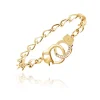 So Charm Bijoux Bracelet Femme So Charm - BS075-DORE - Bracelet Menotte Doré | Femme Bracelet