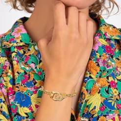 So Charm Bijoux Bracelet Femme So Charm - BS075-DORE - Bracelet Menotte Doré | Femme Bracelet