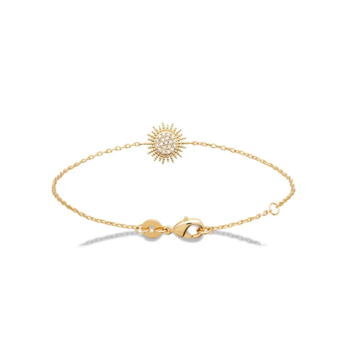 Maison de la Bijouterie Bracelet Femme Soleil Plaqué Or - UW3Y5WZ | Femme Bracelet