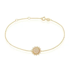 Maison de la Bijouterie Bracelet Femme Soleil Plaqué Or - UW3Y5WZ | Femme Bracelet