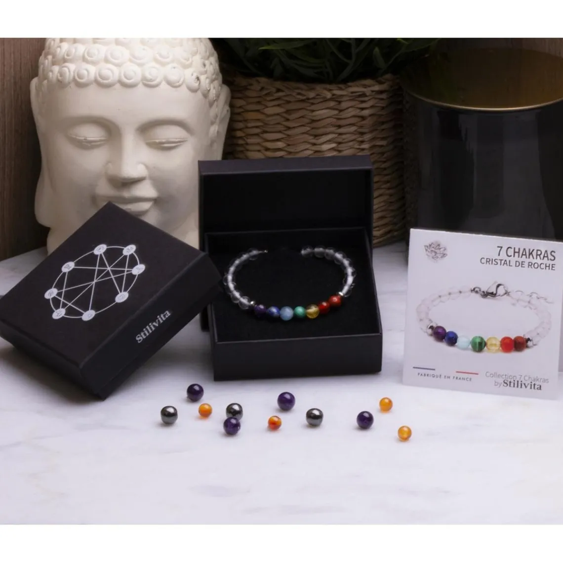 Stilivita Bijoux Bracelet Femme STILIVITA SI 317 - 7 CHAKRAS | Femme Bracelet