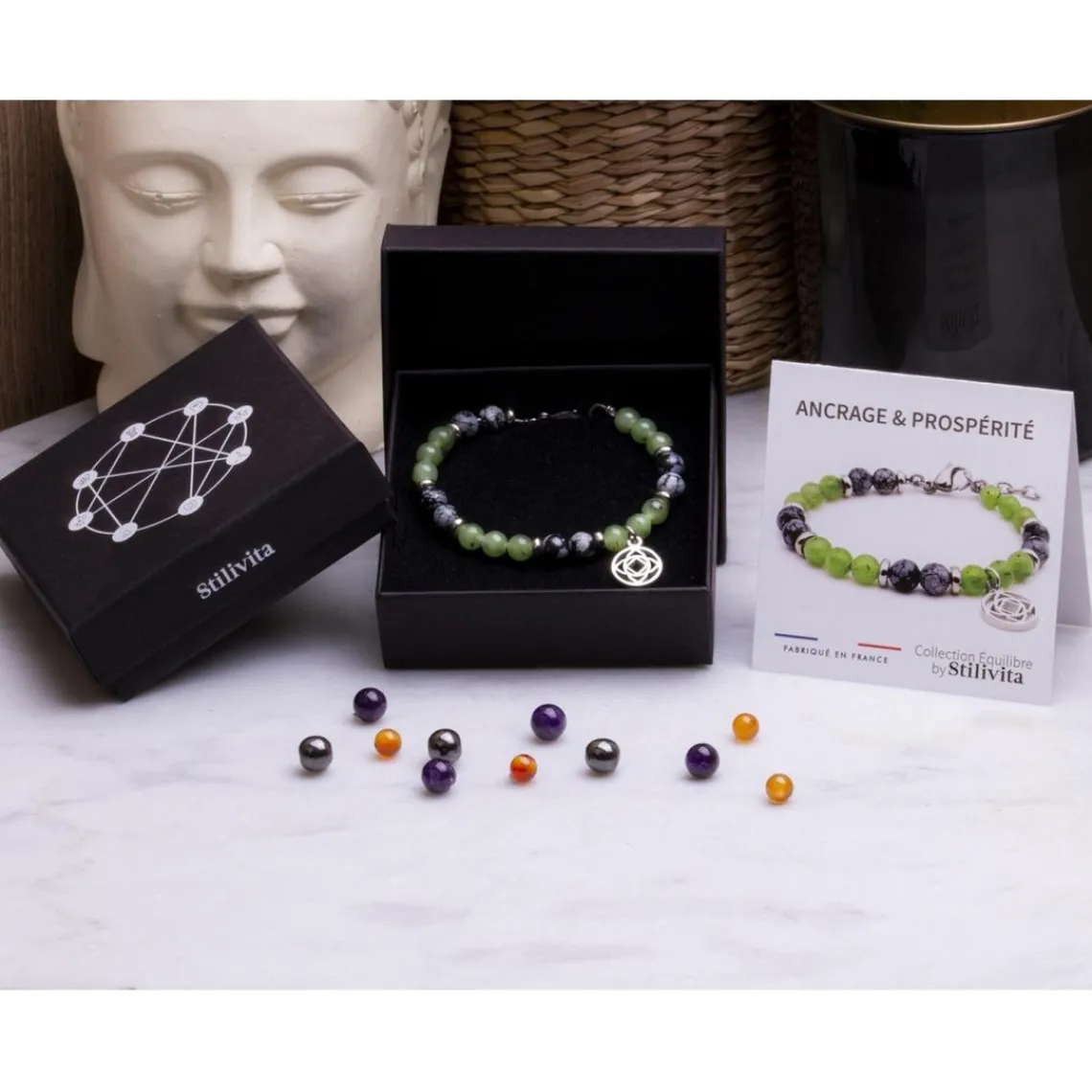 Stilivita Bijoux Bracelet Femme STILIVITA SI 336 - Collection équilibre - ANCRAGE ET PROSPERITE | Femme Bracelet