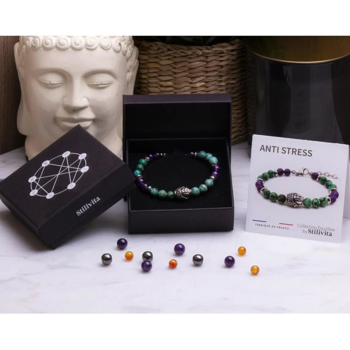 Stilivita Bijoux Bracelet Femme STILIVITA SI 328 - Collection équilibre - ANTI STRESS | Femme Bracelet