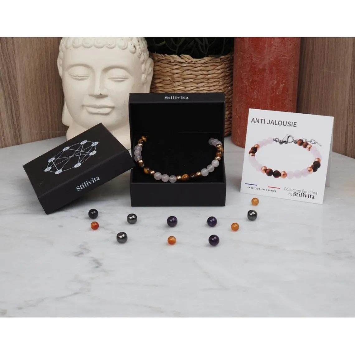 Stilivita Bijoux Bracelet Femme STILIVITA SI 357 - Collection équilibre - ANTI JALOUSIE | Femme Bracelet