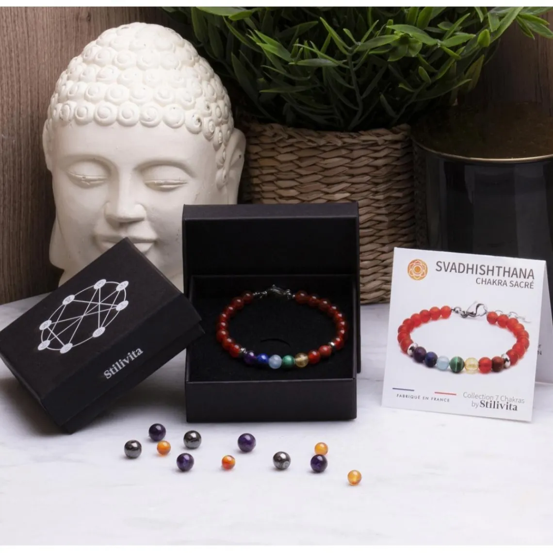 Stilivita Bijoux Bracelet Femme STILIVITA SI 311 - 7 CHAKRAS | Femme Bracelet
