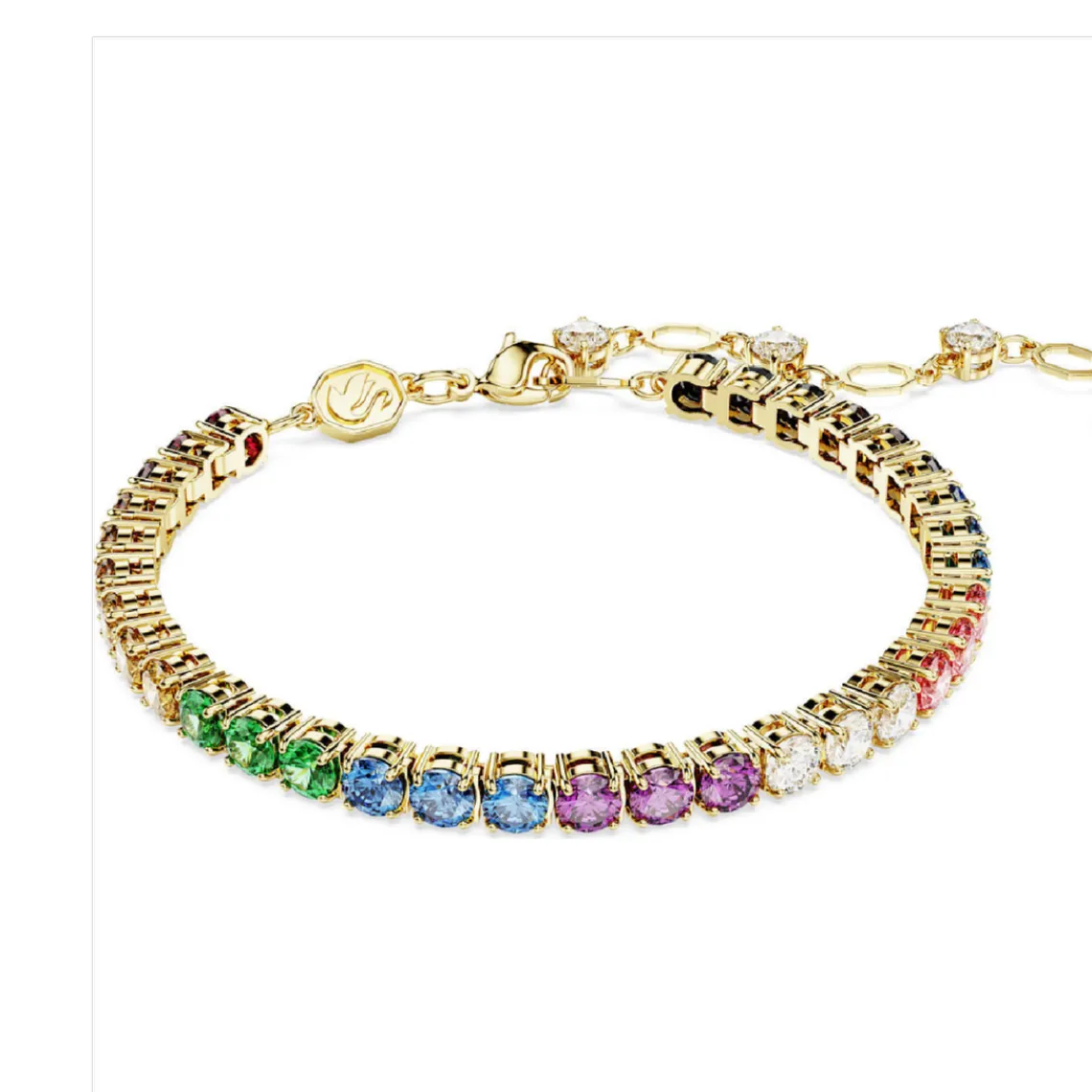 Swarovski Bijoux Bracelet Femme Swarovski Capsule Pride - 5685691 multicolore,doré | Femme Bracelet