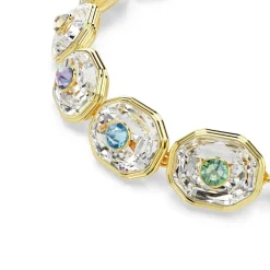 Swarovski Bijoux Bracelet Femme Swarovski Chroma - 5715800 Plaqué Or Multicolore | Femme Bracelet