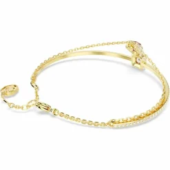 Swarovski Bijoux Bracelet Femme Swarovski Chroma Softb Heart - 5683835 rouge,doré | Femme Bracelet
