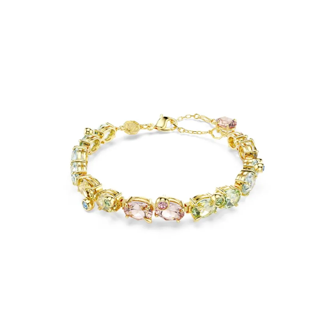 Swarovski Bijoux Bracelet Femme Swarovski Gema - 5705808 Plaqué Or Multicolore | Femme Bracelet