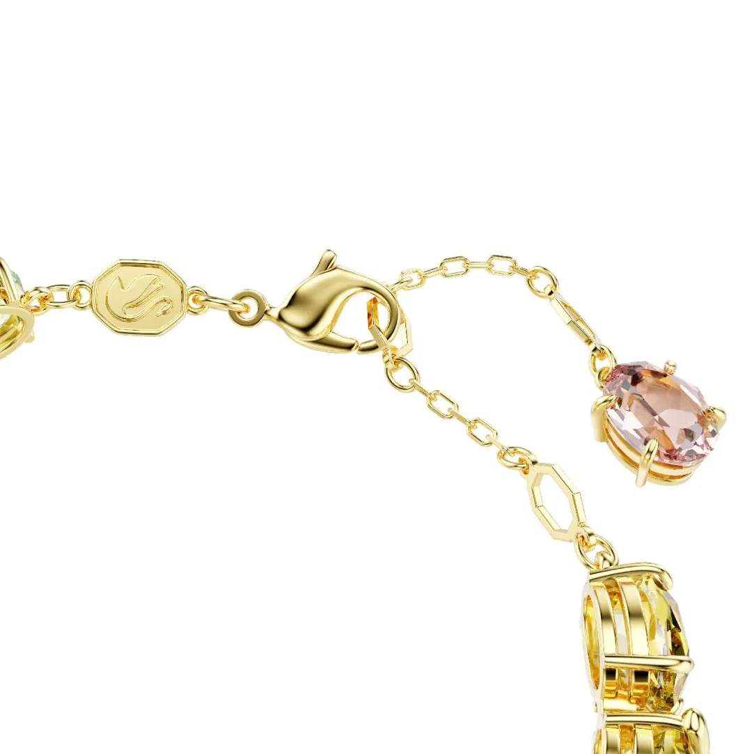 Swarovski Bijoux Bracelet Femme Swarovski Gema - 5705808 Plaqué Or Multicolore | Femme Bracelet