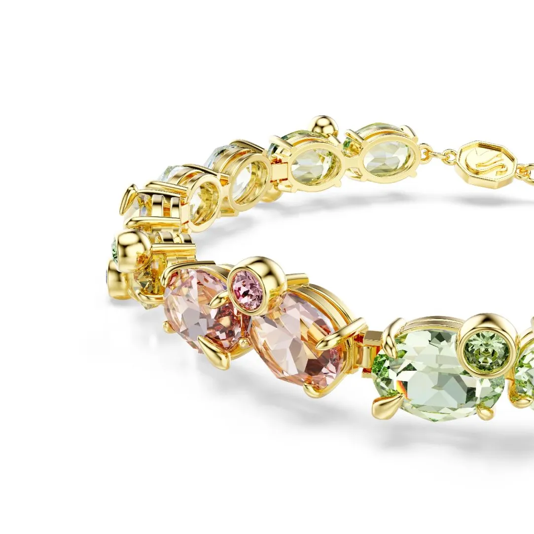 Swarovski Bijoux Bracelet Femme Swarovski Gema - 5705808 Plaqué Or Multicolore | Femme Bracelet