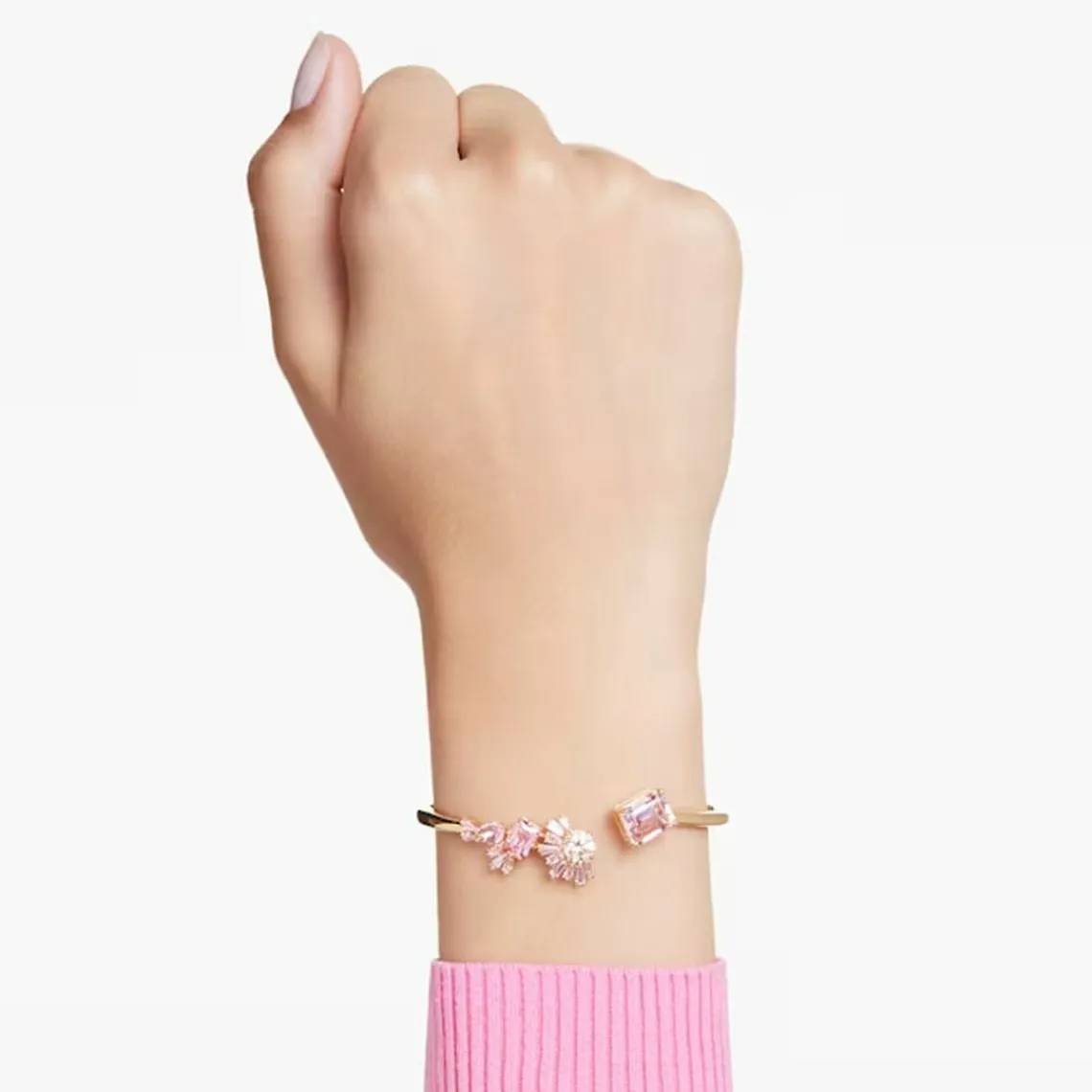 Swarovski Bijoux Bracelet Femme Swarovski Gema - 5688481 rose,doré | Femme Bracelet