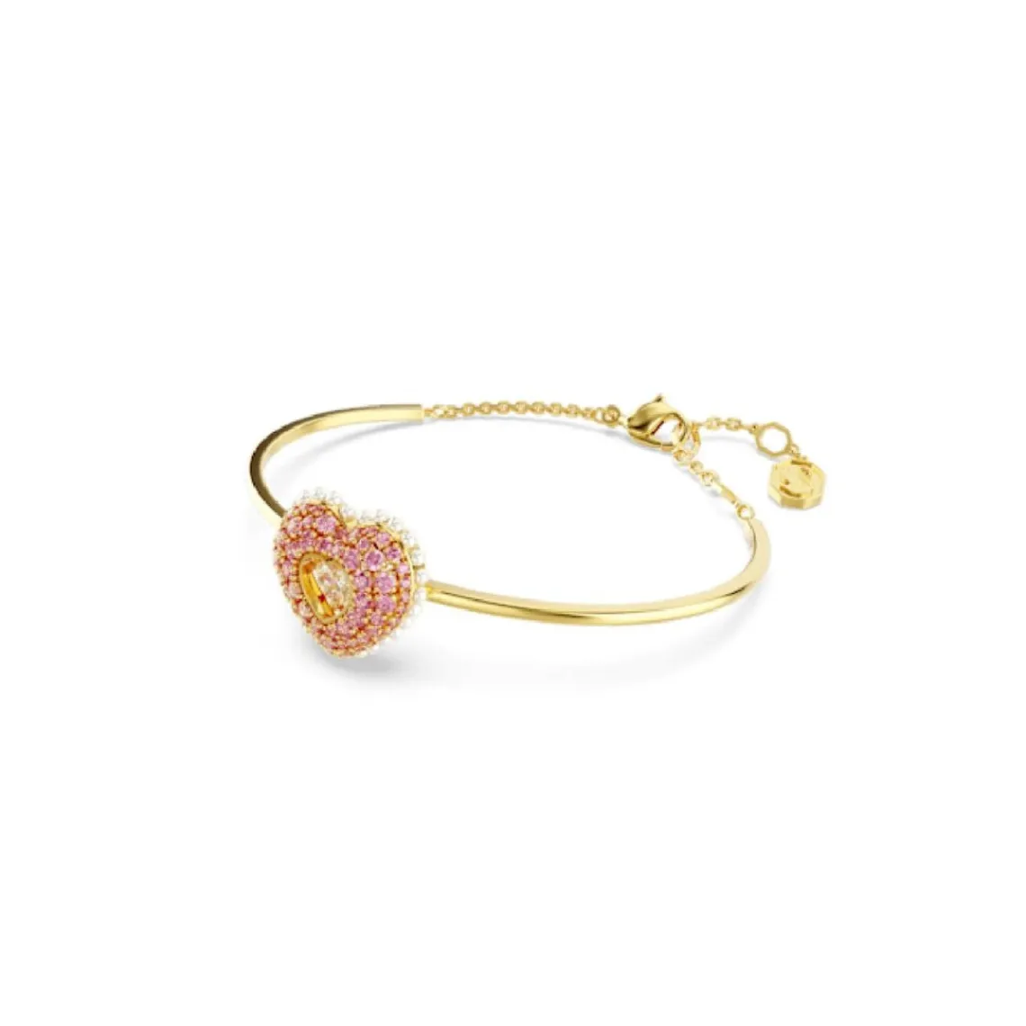 Swarovski Bijoux Bracelet Femme Swarovski Hyperbola Soft - 5687258 rose,doré | Femme Bracelet