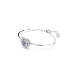 Swarovski Bijoux Bracelet Femme Swarovski Hyperbola Soft Heartt - 5680393 bleu,argent | Femme Bracelet