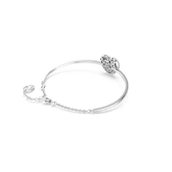 Swarovski Bijoux Bracelet Femme Swarovski Hyperbola Soft Heartt - 5680393 bleu,argent | Femme Bracelet