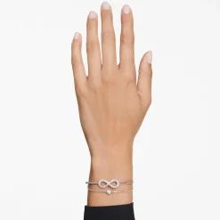 Swarovski Bijoux Bracelet Femme Swarovski Hyperbola Soft - 5684049 blanc,argent | Femme Bracelet