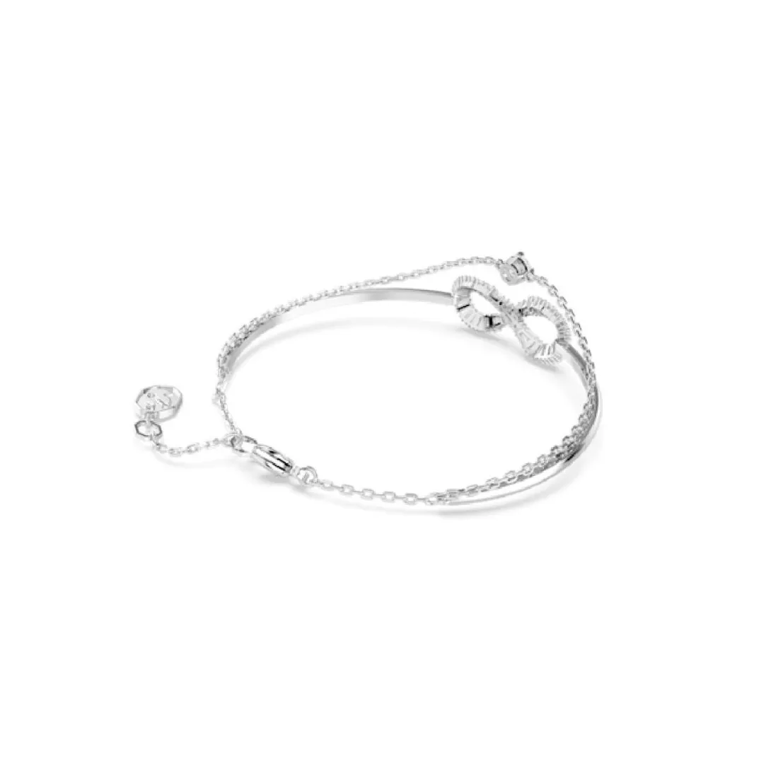 Swarovski Bijoux Bracelet Femme Swarovski Hyperbola Soft - 5684049 blanc,argent | Femme Bracelet