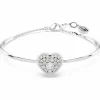Swarovski Bijoux Bracelet Femme Swarovski Hyperbola Soft Heart - 5684385 blanc,argent | Femme Bracelet