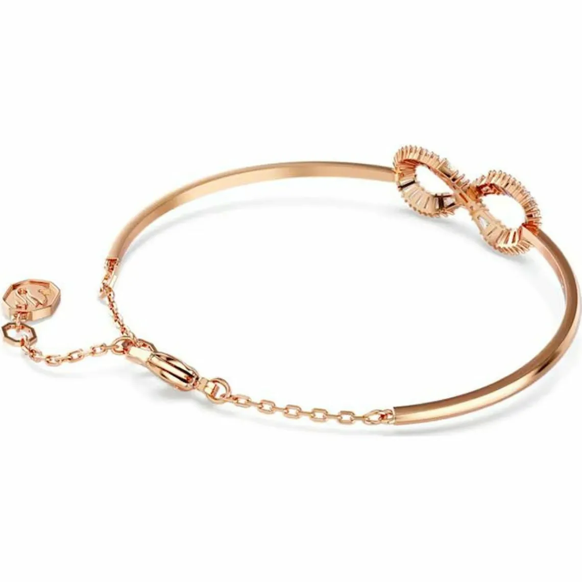 Swarovski Bijoux Bracelet Femme Swarovski Hyperbola Soft - 5679443 doré rose,blanc | Femme Bracelet