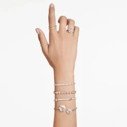 Swarovski Bijoux Bracelet Femme Swarovski Idyllia E - 567993 jaune,argent | Femme Bracelet
