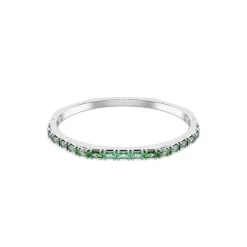 Swarovski Bijoux Bracelet Femme Swarovski Matrix - 570811 Métal Rhodié Vert | Femme Bracelet