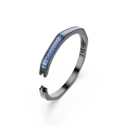 Swarovski Bijoux Bracelet Femme Swarovski Matrix - 572117 Métal Recouvert De Ruthénium Bleu | Femme Bracelet